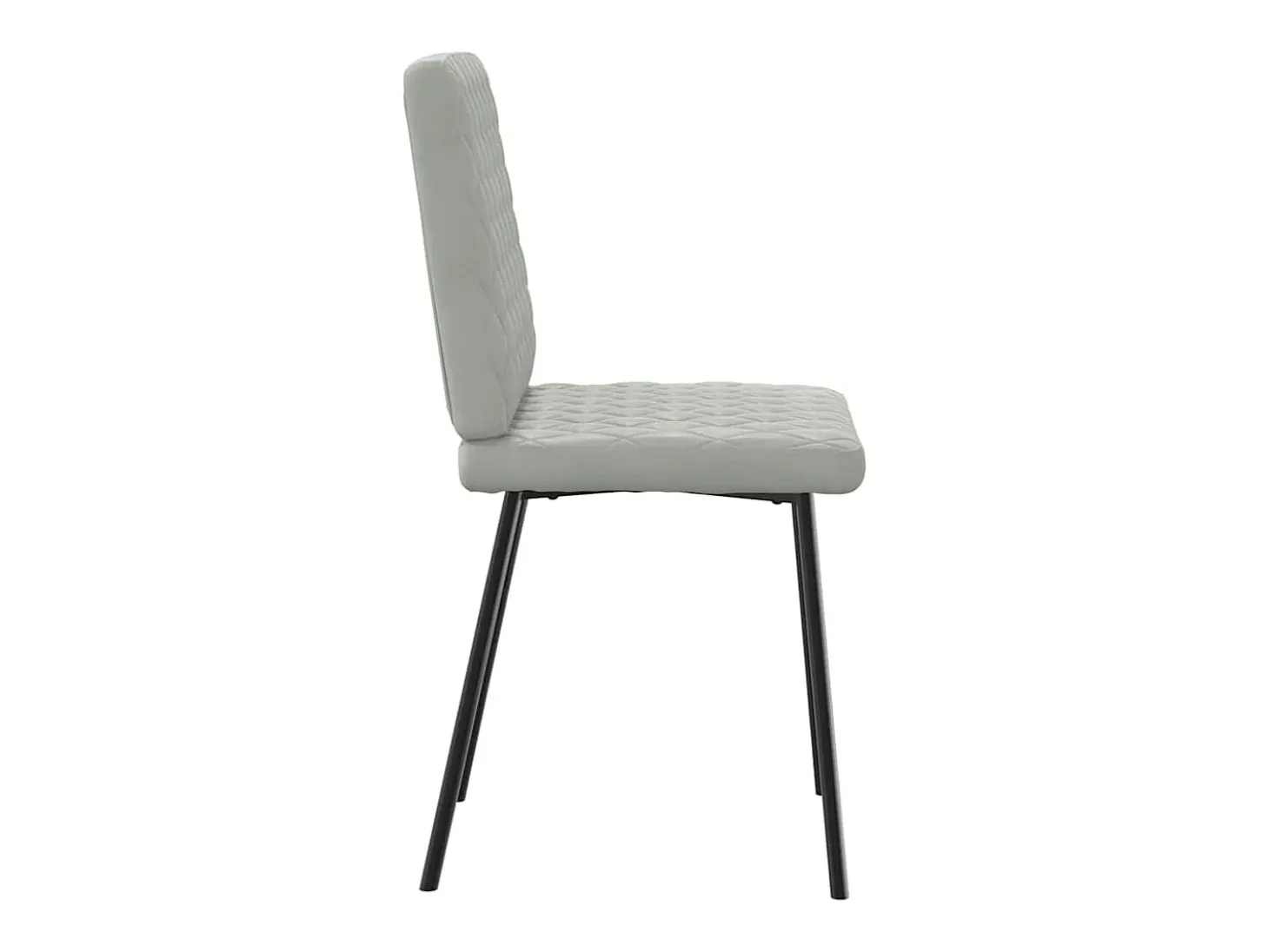 Sillas de comedor giratorias 6 unidades terciopelo gris claro