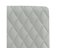 Sillas de comedor giratorias 6 unidades terciopelo gris claro