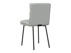 Sillas de comedor giratorias 6 unidades terciopelo gris claro