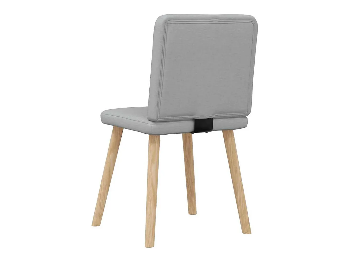 Sillas de comedor giratorias 2 unidades tela gris claro