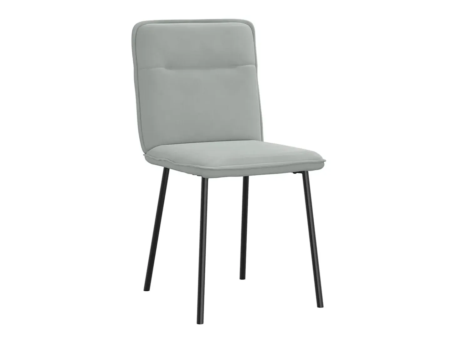 Sillas de comedor giratorias 6 unidades terciopelo gris claro