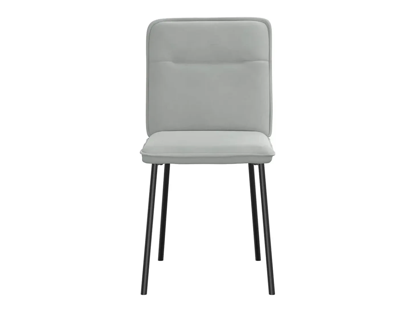 Sillas de comedor giratorias 6 unidades terciopelo gris claro