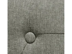 Sillas de comedor giratorias 4 unidades tela gris