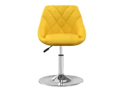 Sillas de comedor giratorias 2 unidades terciopelo amarillo mostaza