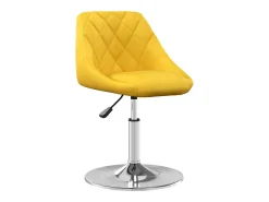 Sillas de comedor giratorias 2 unidades terciopelo amarillo mostaza
