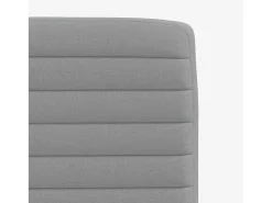 Sillas de comedor giratorias 2 unidades tela gris claro