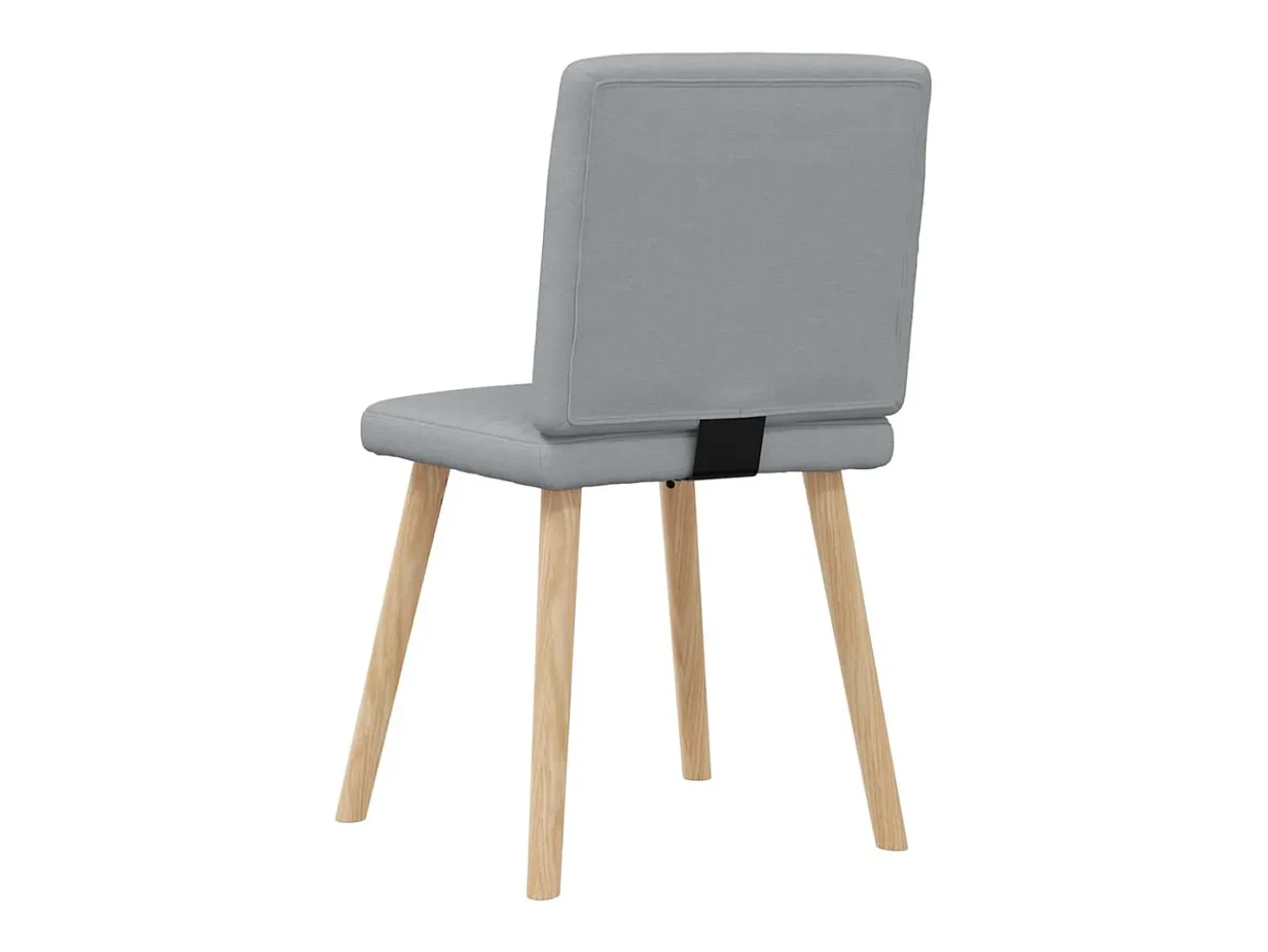 Sillas de comedor giratorias 2 unidades tela gris claro