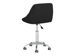 Sillas de comedor giratorias 2 unidades cuero sintético negro