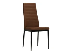 Sillas de comedor giratorias 2 unidades tela marrón