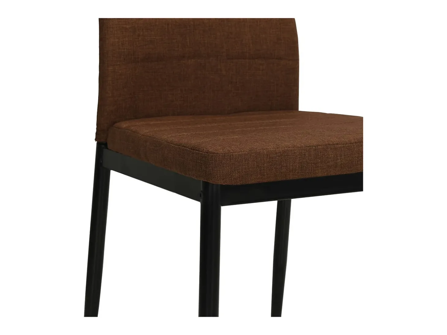 Sillas de comedor giratorias 2 unidades tela marrón