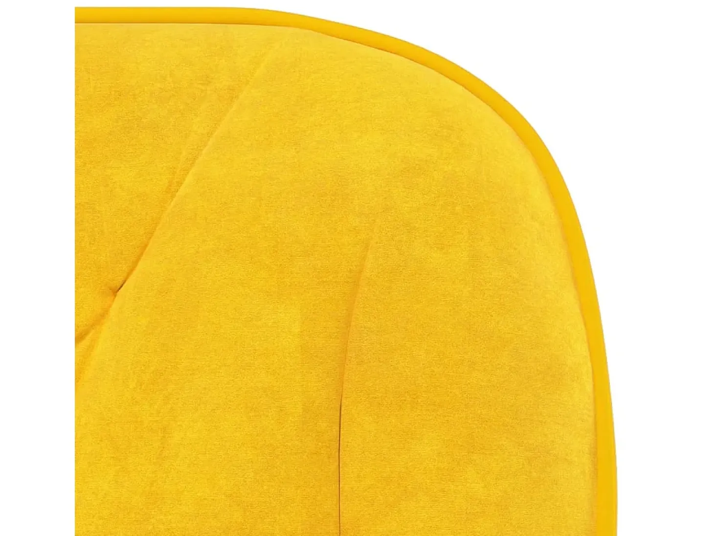 Sillas de comedor giratorias 2 unidades terciopelo amarillo