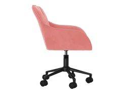 Sillas de comedor giratorias 2 unidades terciopelo rosa