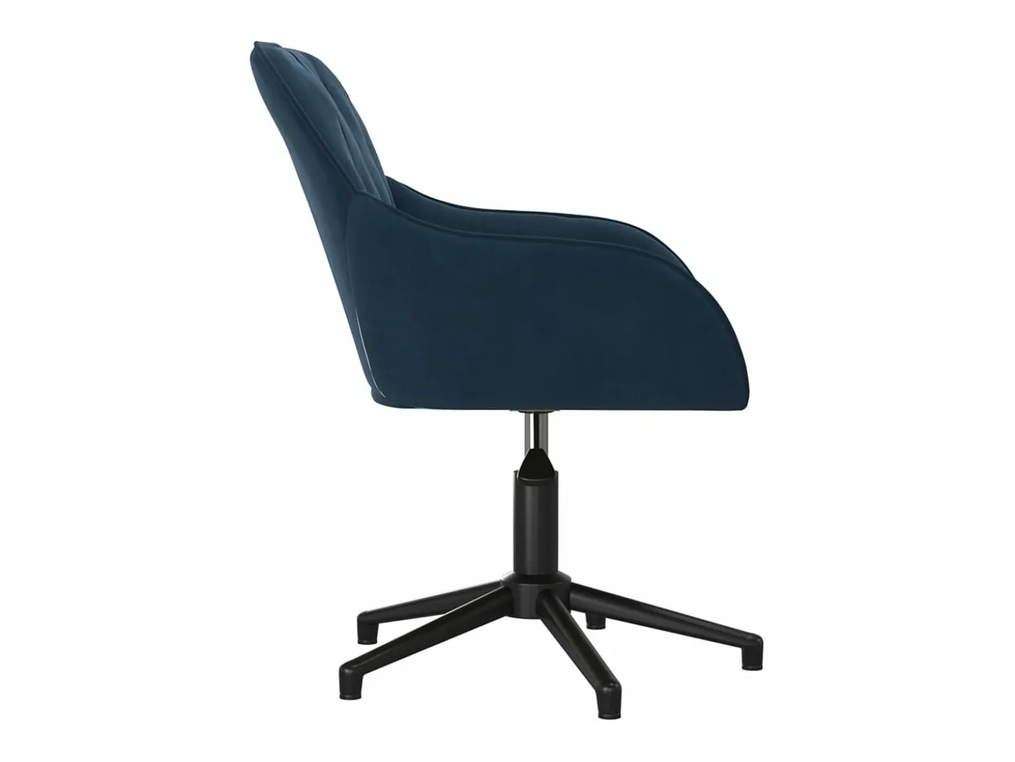 Sillas de comedor giratorias 2 unidades terciopelo azul
