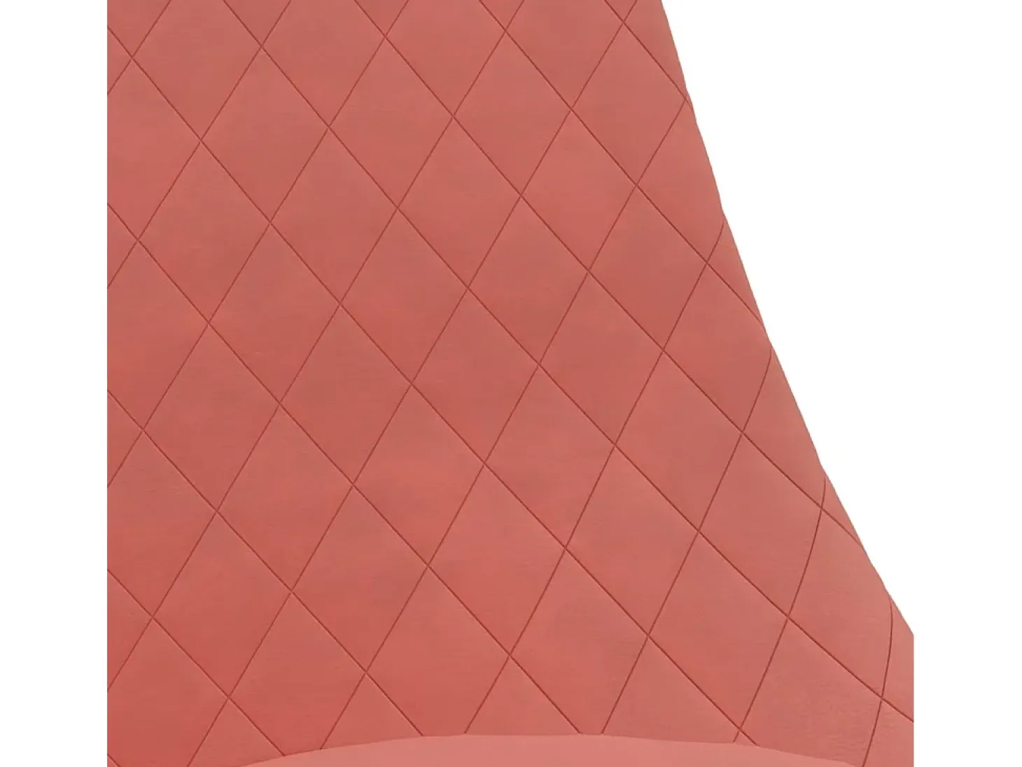 Sillas de comedor giratorias 4 unidades de terciopelo rosa