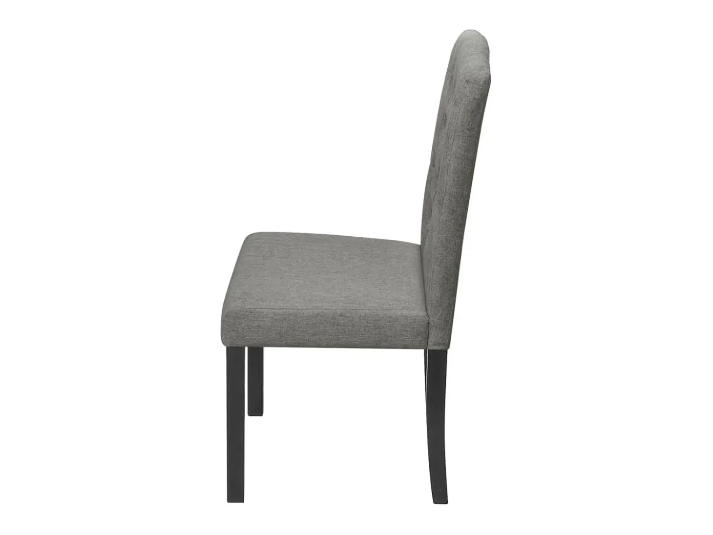 Sillas de comedor giratorias 4 unidades tela gris