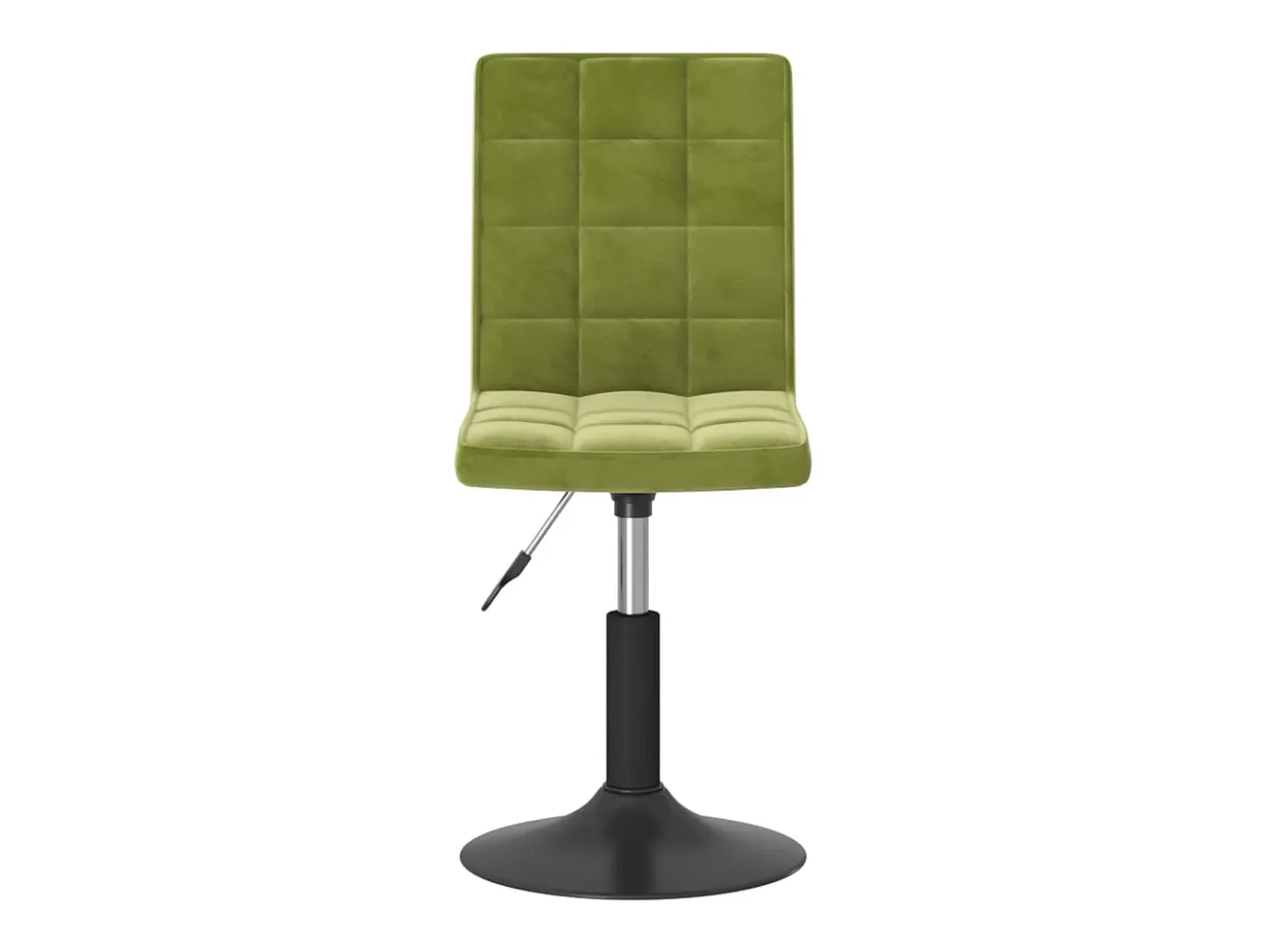 Sillas de comedor giratorias 4 uds de terciopelo verde claro
