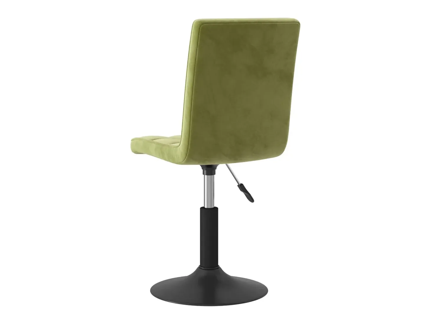 Sillas de comedor giratorias 4 uds de terciopelo verde claro