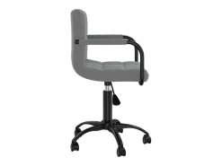 Sillas de comedor giratorias 4 unidades terciopelo gris oscuro