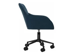 Sillas de comedor giratorias 2 unidades terciopelo azul