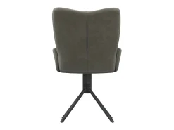 Sillas de comedor giratorias 2 unidades terciopelo gris oscuro