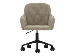 Sillas de comedor giratorias 2 unidades de terciopelo gris claro