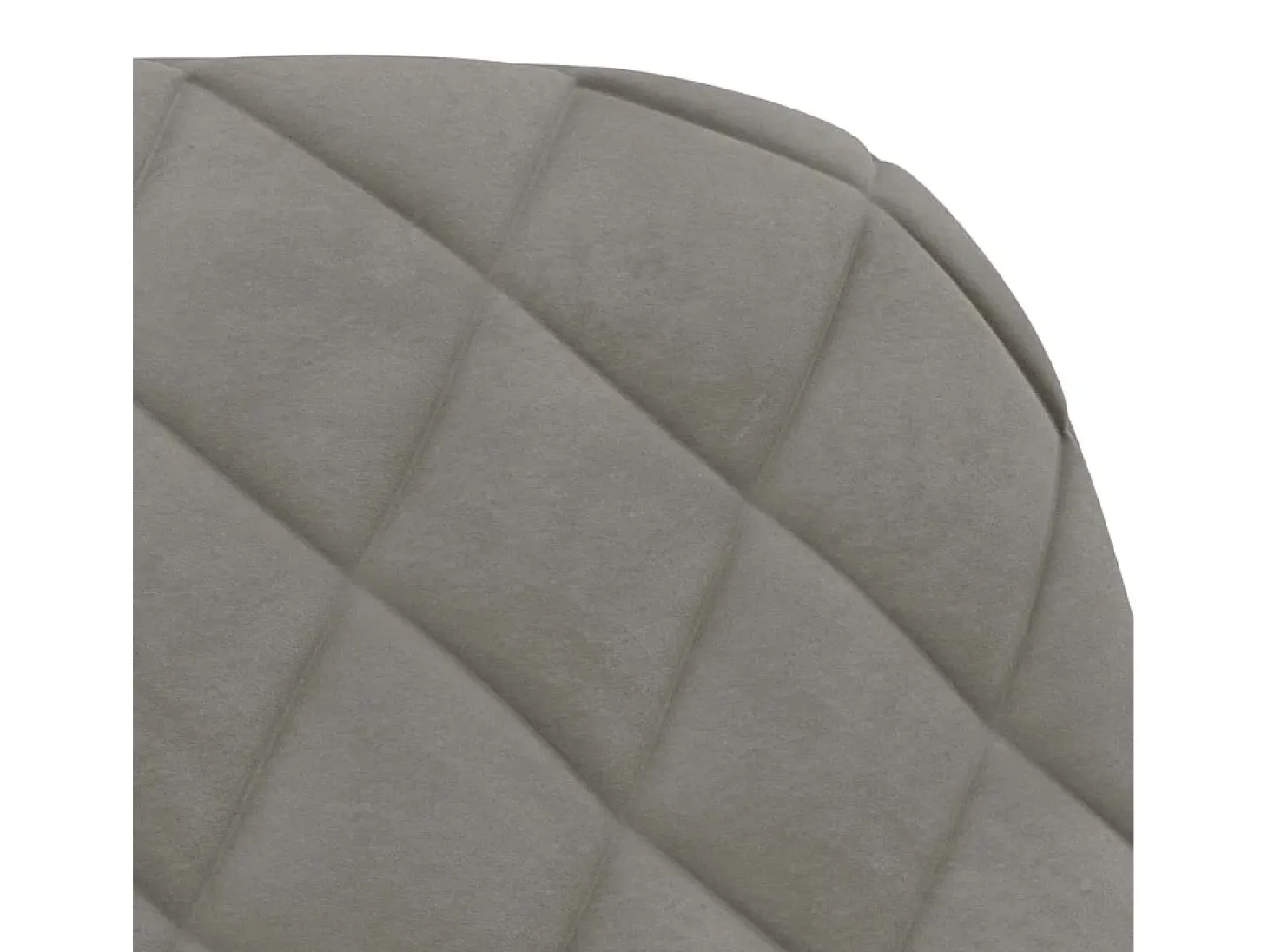 Sillas de comedor giratorias 2 unidades de terciopelo gris claro