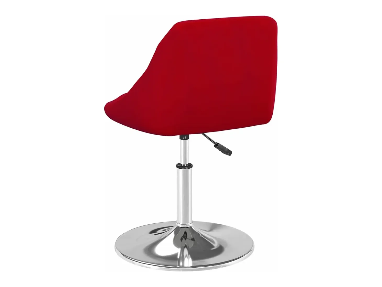Sillas de comedor giratorias 2 unidades terciopelo rojo tinto