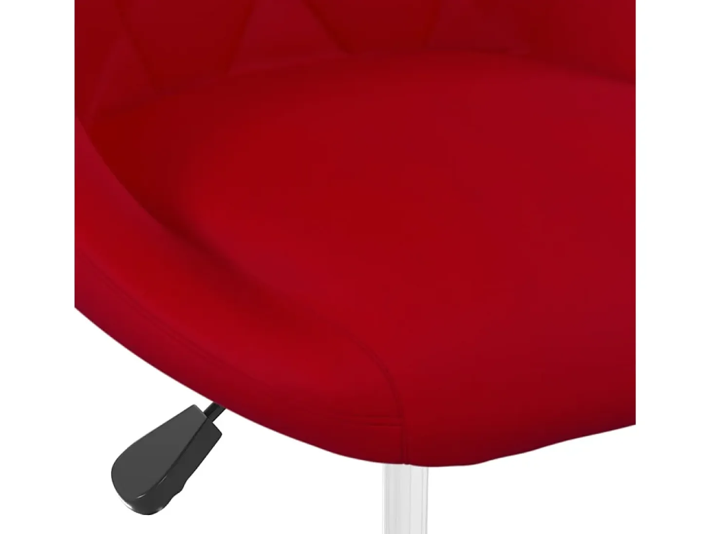 Sillas de comedor giratorias 2 unidades terciopelo rojo tinto