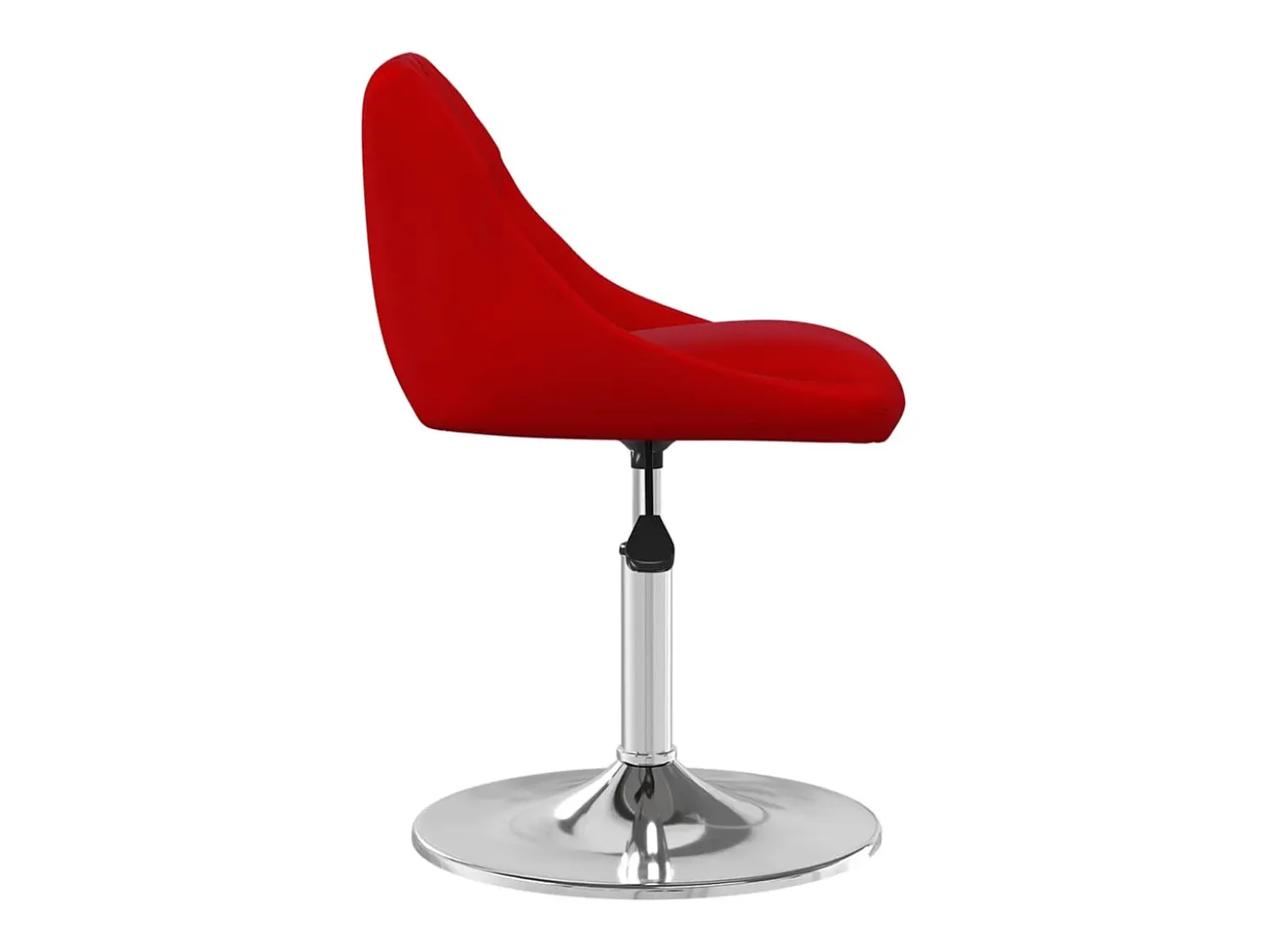 Sillas de comedor giratorias 2 unidades terciopelo rojo tinto