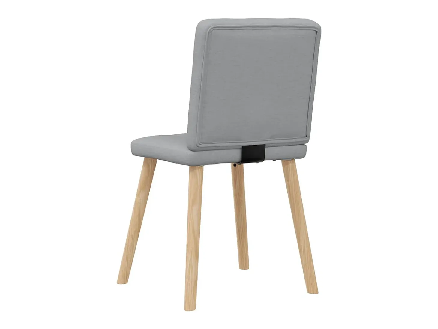 Sillas de comedor giratorias 2 unidades tela gris claro