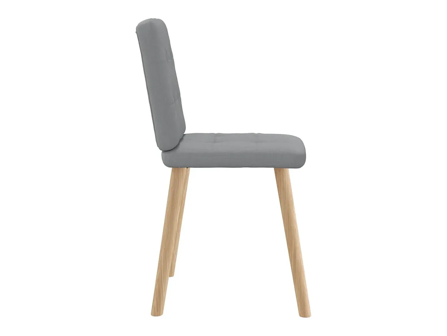Sillas de comedor giratorias 2 unidades tela gris claro