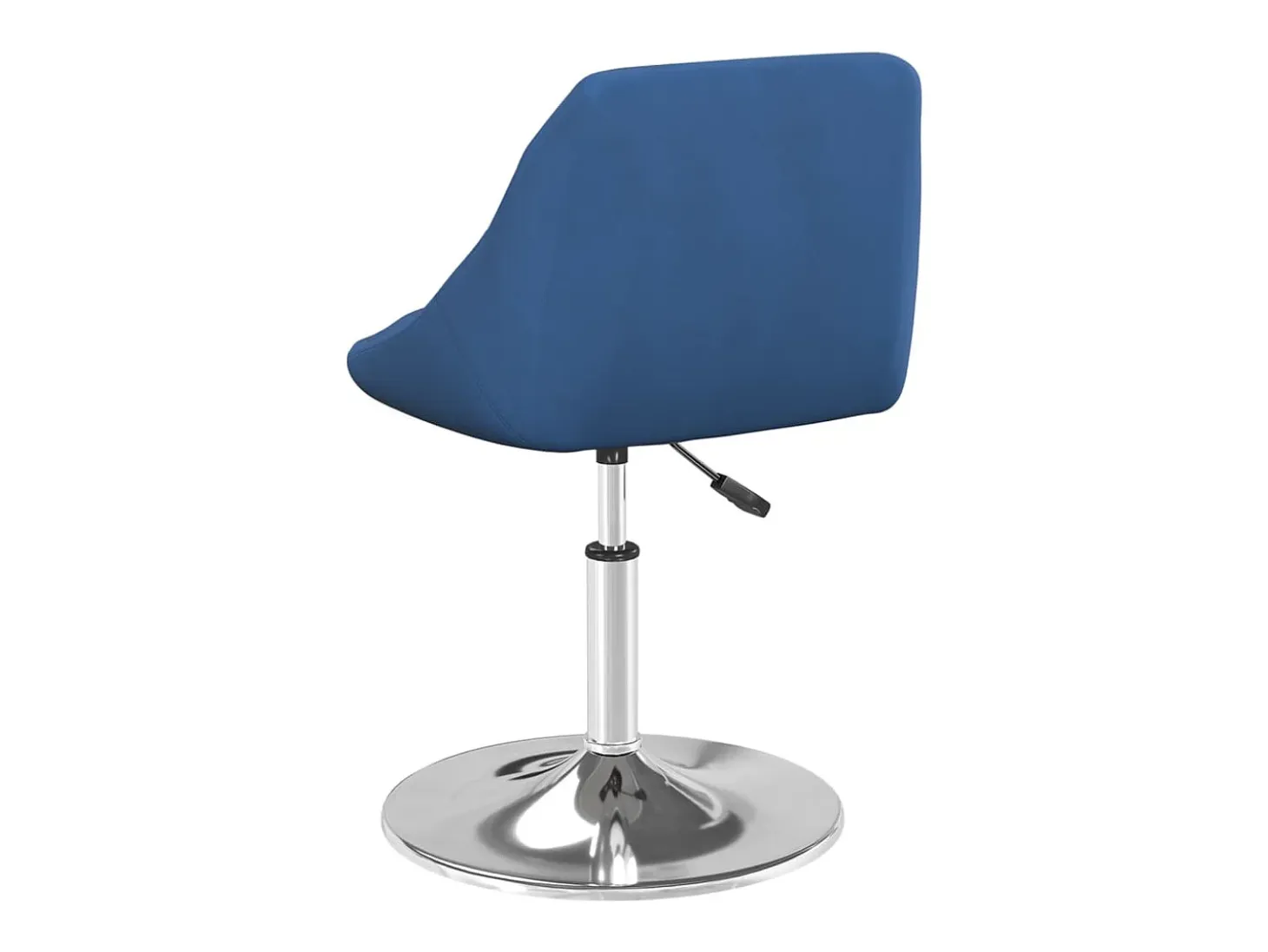 Sillas de comedor giratorias 4 unidades terciopelo azul