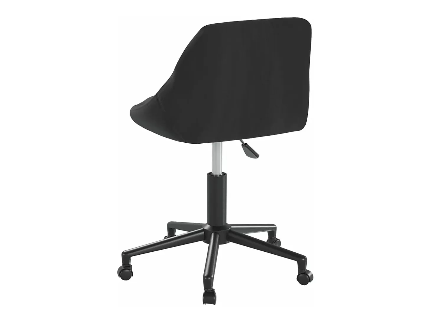 Sillas de comedor giratorias 4 unidades terciopelo negro