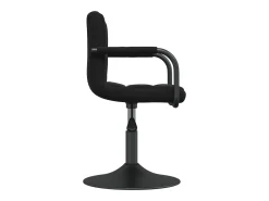Sillas de comedor giratorias 4 unidades terciopelo negro