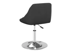 Sillas de comedor giratorias 2 unidades terciopelo negro