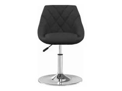 Sillas de comedor giratorias 2 unidades terciopelo negro