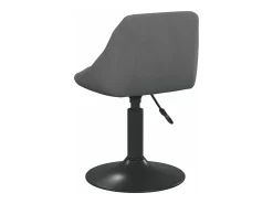 Sillas de comedor giratorias 2 unidades terciopelo gris oscuro
