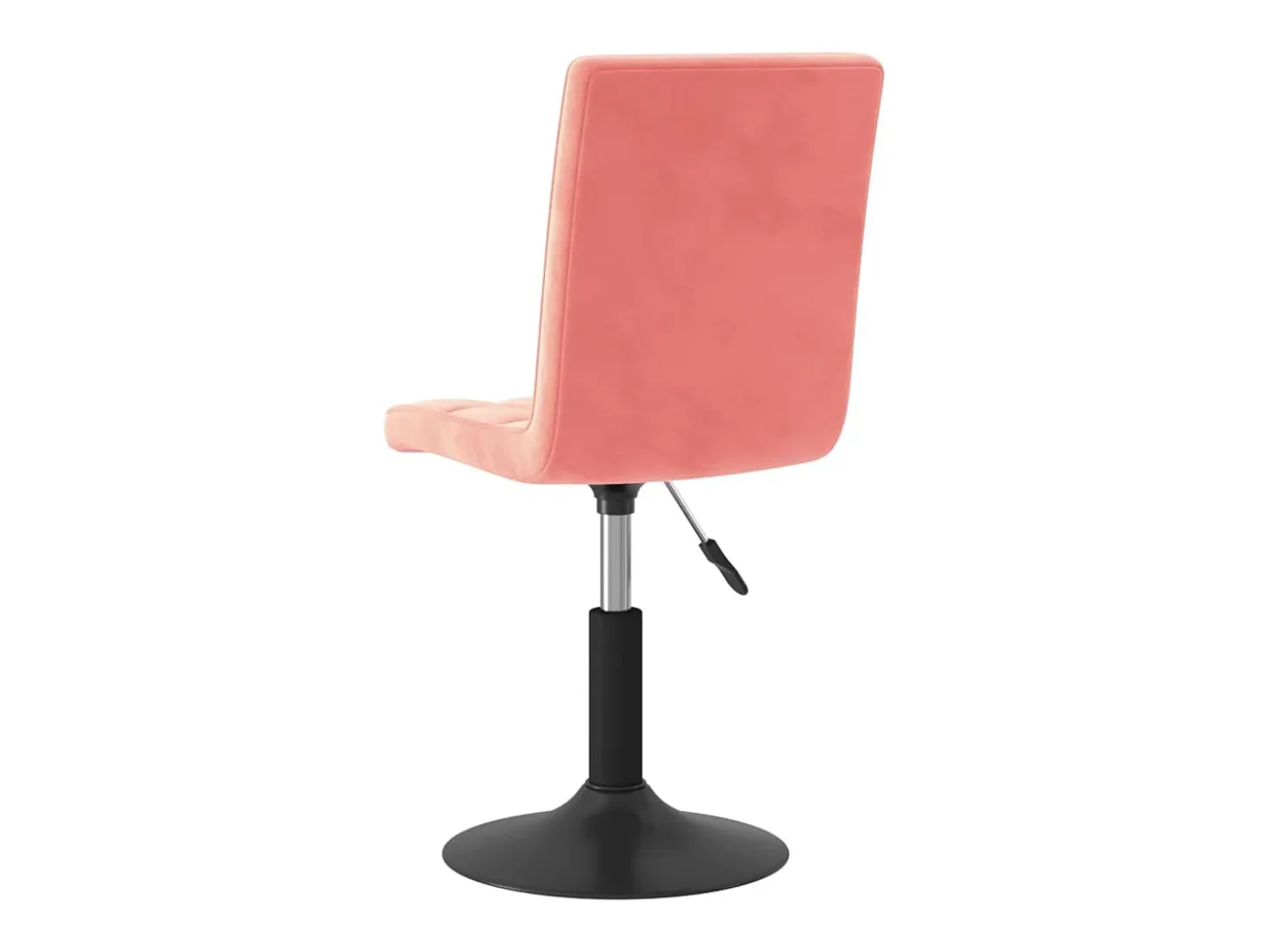 Sillas de comedor giratorias 2 unidades de terciopelo rosa