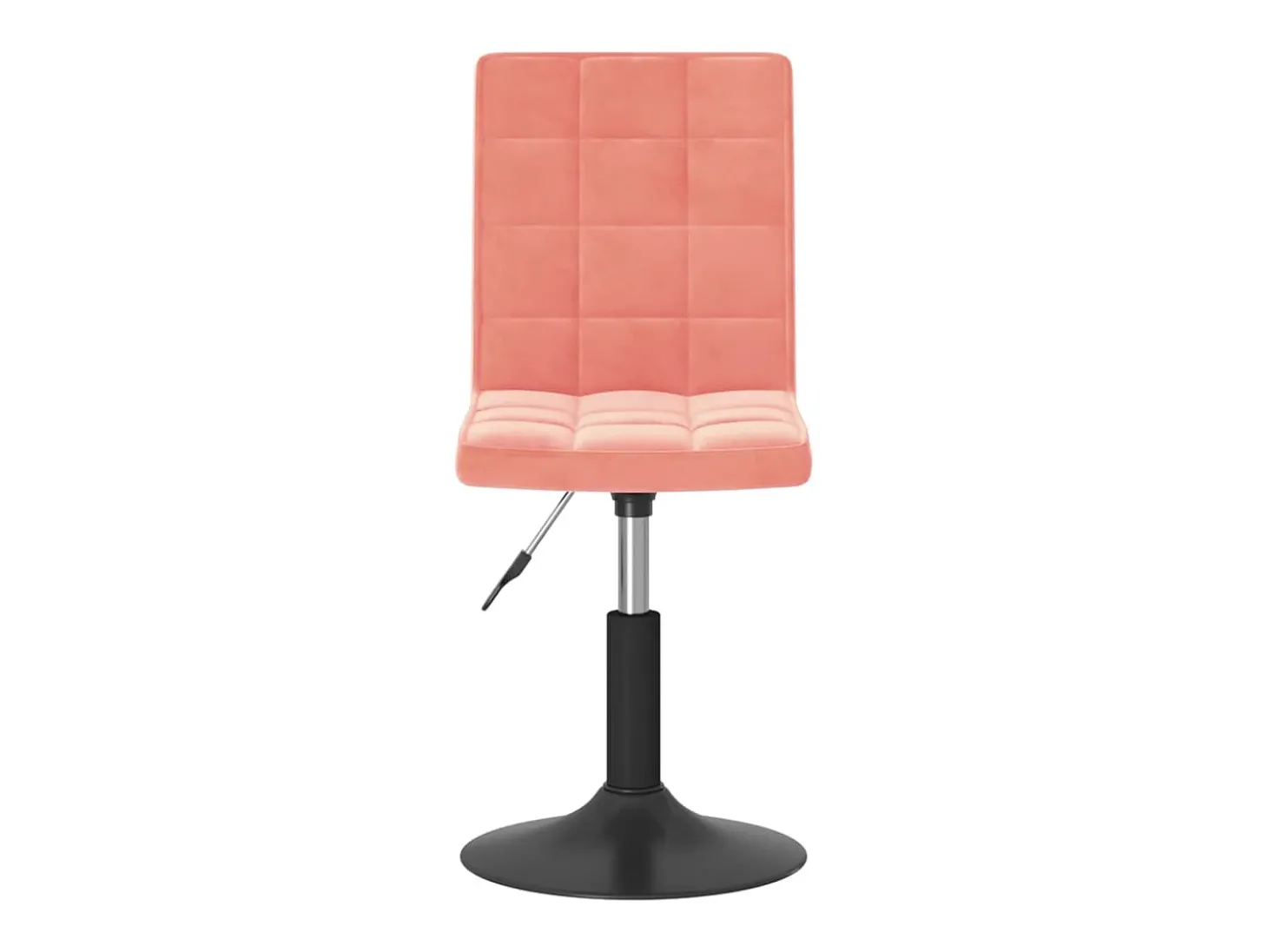 Sillas de comedor giratorias 2 unidades de terciopelo rosa