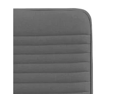 Sillas de comedor giratorias 4 unidades tela gris oscuro