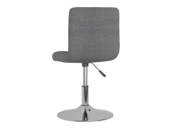 Sillas de comedor giratorias 4 unidades tela gris claro