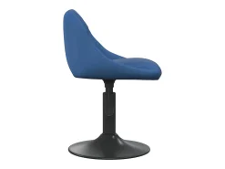 Sillas de comedor giratorias 6 unidades terciopelo azul