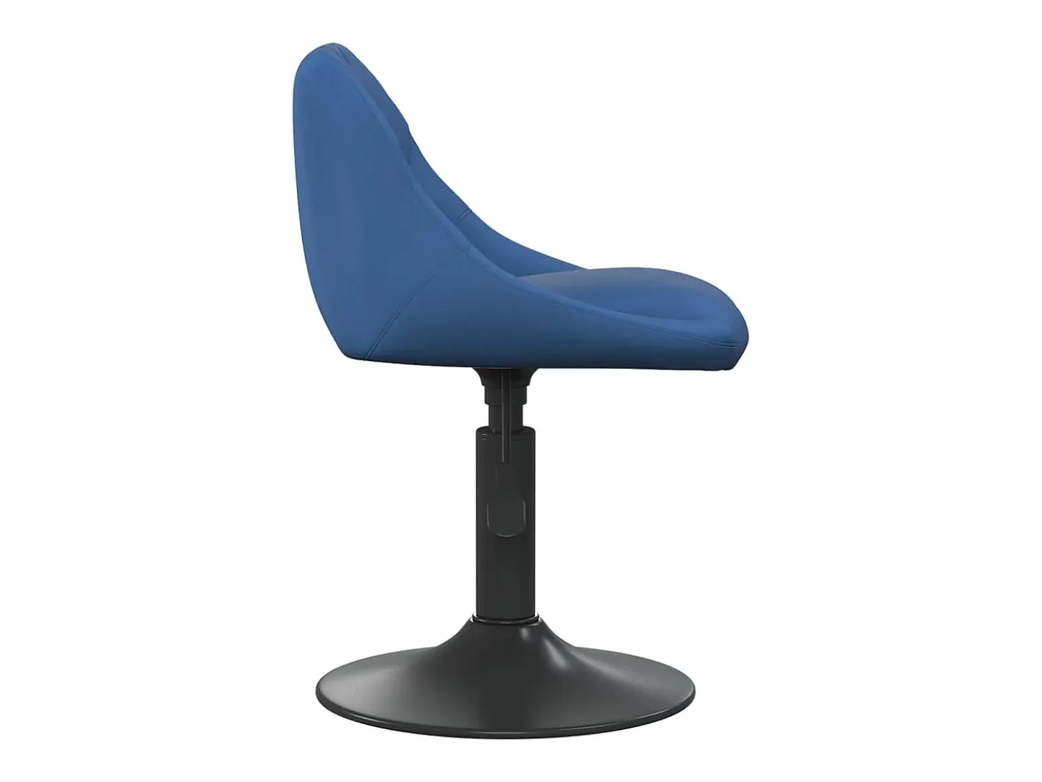 Sillas de comedor giratorias 6 unidades terciopelo azul