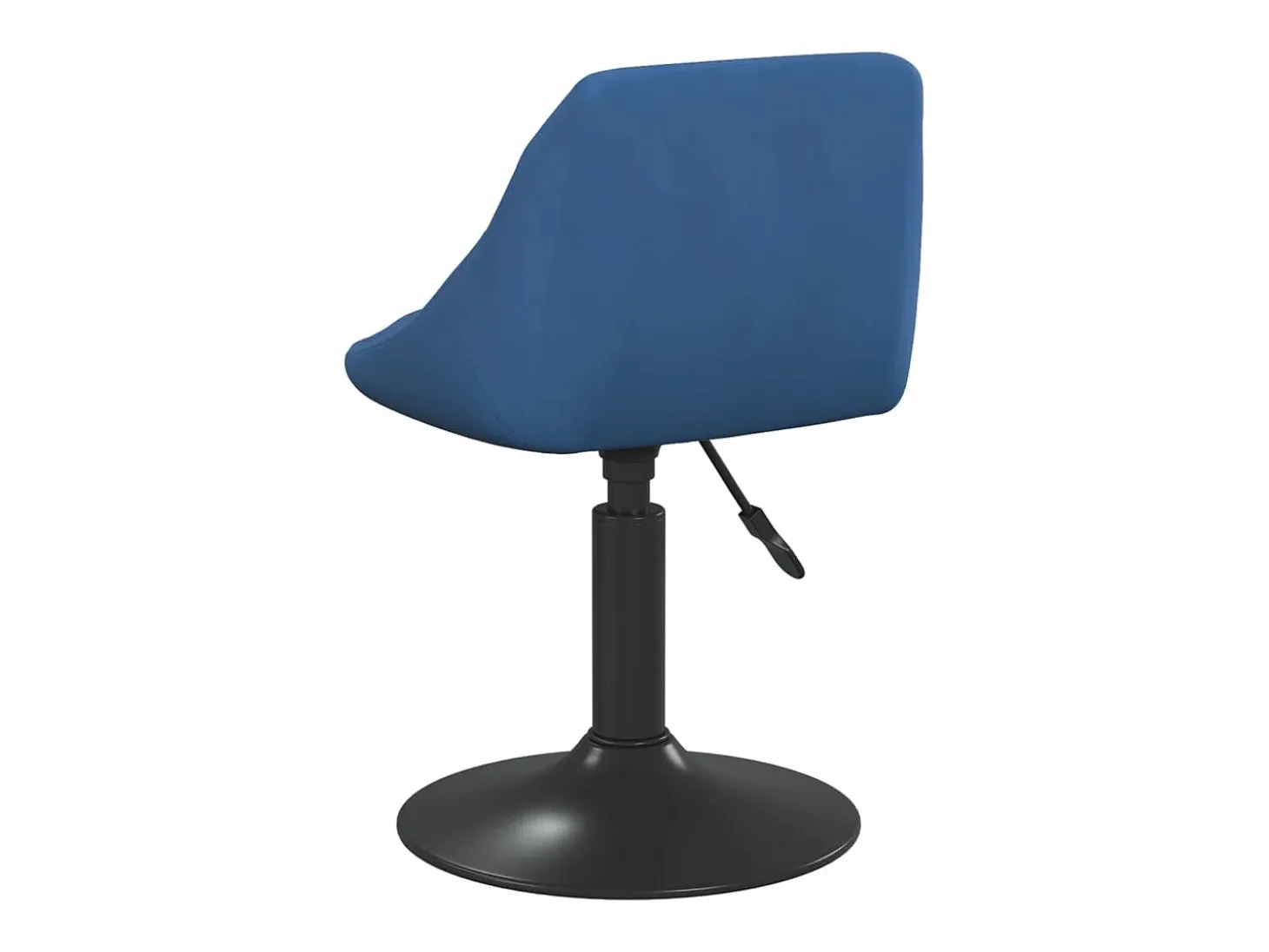 Sillas de comedor giratorias 6 unidades terciopelo azul