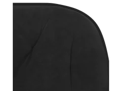 Sillas de comedor giratorias 2 unidades terciopelo negro