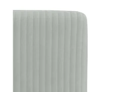 Sillas de comedor giratorias 6 unidades terciopelo gris claro