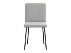 Sillas de comedor giratorias 6 unidades terciopelo gris claro