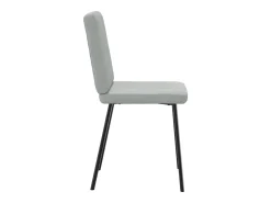 Sillas de comedor giratorias 6 unidades terciopelo gris claro