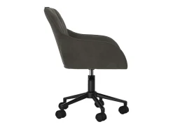 Sillas de comedor giratorias 2 unidades terciopelo gris oscuro