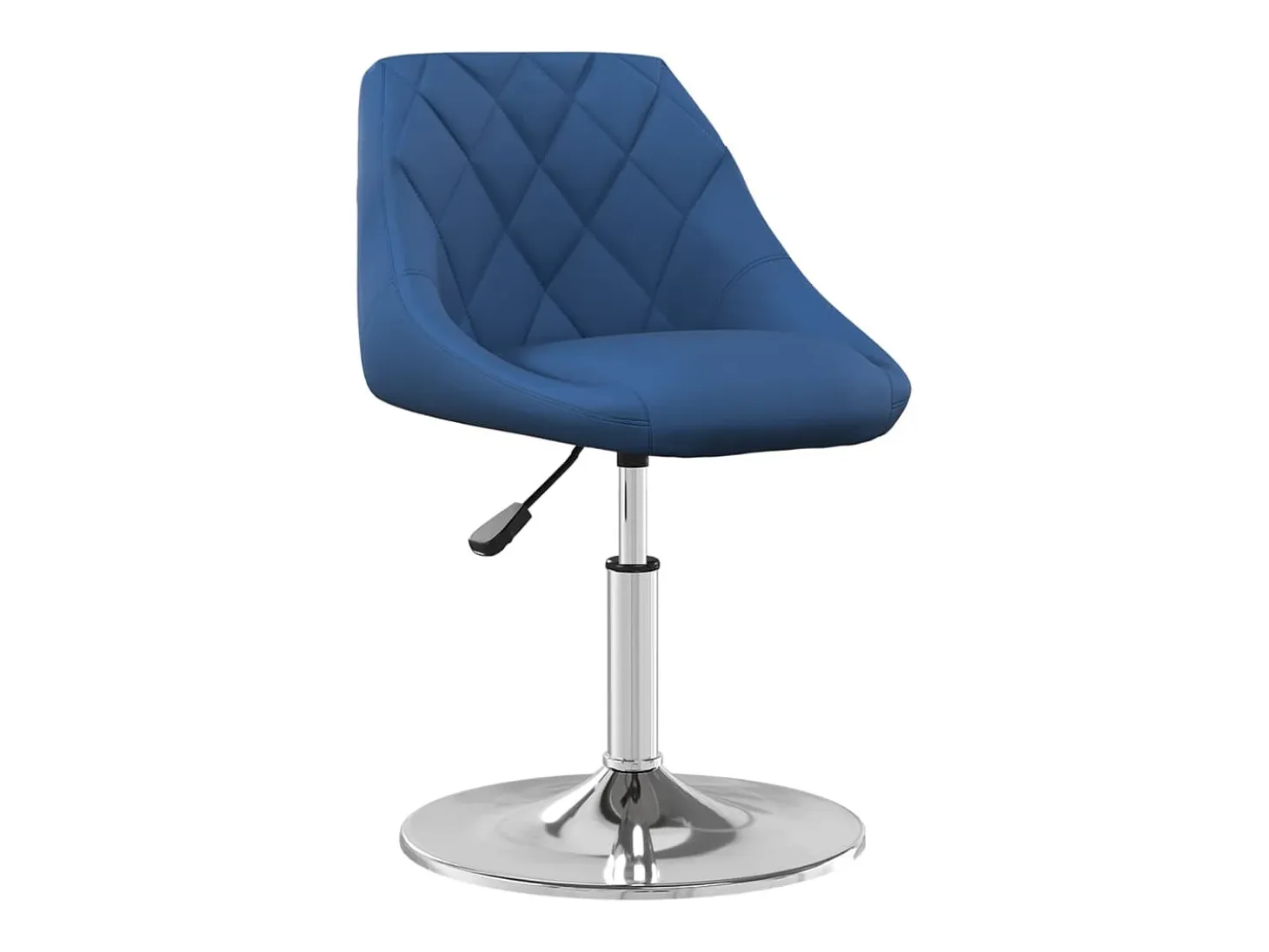 Sillas de comedor giratorias 4 unidades terciopelo azul